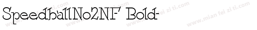 SpeedballNo2NF Bold字体转换